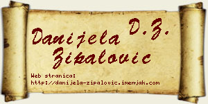 Danijela Zipalović vizit kartica